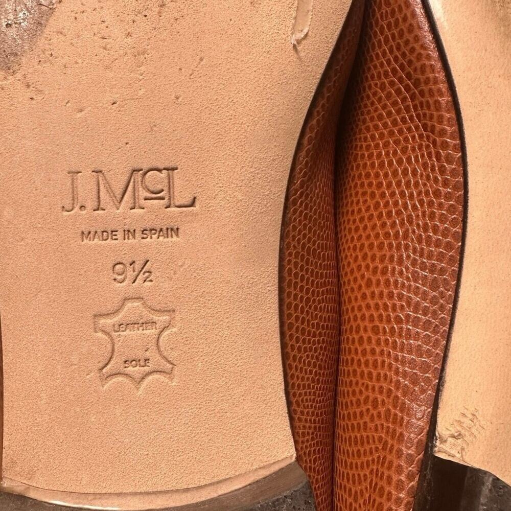 J. McLaughlin Brown Leather Loafer with Tassel - Picture 8 of 8